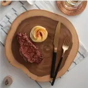 Wooden Natural Tree Slice Cutting Mats | Chopping Board for Kitchen Dinning Pla