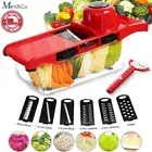 Vegetable Chopper Slicer Dicer Onion Veggie Fruit Kitchen Cutter 6 Blades New