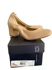 Naturalizer Women's Dalee G1714L1250 Soft Nude Cream Block Pump Heel Size 6.5W