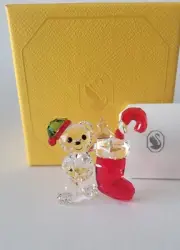 Swarovski, Crystal 2024 Kris Bear Holiday Stocking. Art No: 5717258
