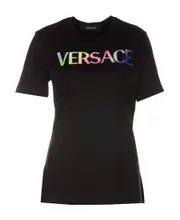 Micro-standard short-sleeved T-shirt IT40,IT44,IT42,IT38,IT36,IT46 Black
