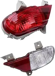 Rear Fog Parking Lamp Light Cover Brake Bumper Reflector Compatible With Pajero Sport Compatible With Montero Sport 8336A073 8336A074