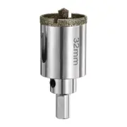 Diamond Hole Saw 1-1/4"(32mm) Tile Drilling Tool with Guiding Drill Bit