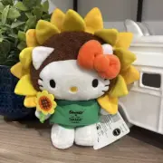 Rare Sanrio Tanaka Farms Hello Kitty Sunflower Plush New D2