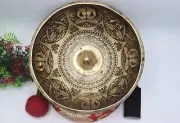 Immerse Yourself in Serenity with Exquisite 9-Inch Lingam Singing Bowl set