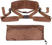 Back Brace | Lightweight Lumbar Support - Meditation Comfortable Adjustable Portable Harness for Fitness Men Health Women Spine Yoga