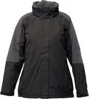 [REGATTA] Womens/Ladies Defender III 3-In-1 Jacket (Waterproof & Windproof) (UK Size: 10) (Black/Seal Grey)
