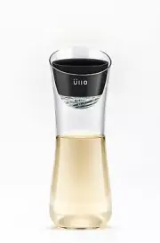 Ullo Wine Purifier and Hand Blown Carafe with 6 Selective Sulfite Filters, Resto