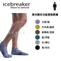 在飛比找momo購物網優惠-【Icebreaker】男 薄毛圈多功能運動踝襪 - IB1