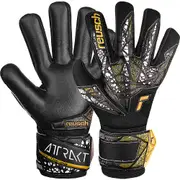 Reusch Attrakt Silver NC Finger Support Junior Goalkeeper Gloves Black 4