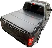 STIDPFZX Pickup Truck Bed Aluminum Hard Tri Fold Tonneau Cover Compatible for 2016-2018 Nissan Navara Np300 Frontier