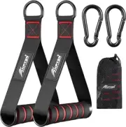 Exercise Handles Resistance Bands Handles Tricep Rope Cable Attachment Gym-AU*