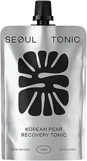 Seoul Tonic Korean Pear Recovery Tonic (100 ml), Patented "Pre Drinking" Tonic, All Natural, Targets Hangovers & Rehydration, Double potency than competitor, 250mg natural potassium & DHM to reduce alcohol toxins - 1 UNIT