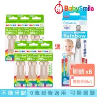 在飛比找PChome24h購物優惠-日本BabySmile 兒童電動牙刷 硬毛刷頭替換組 2只/