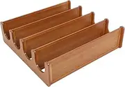 ANDRESLAD 1Set Bamboo Shoe Rack Organizer for Entryway Storage for Shoes Boots and Sandals Quick Assembly Simple Design for Home for Men Women