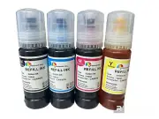 4x100ml Edible Ink For Epson 522 502 EcoTank Ink Bottles ET-2720 ET-4700