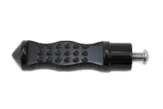 Black Form Factor Shifter Footpeg Druid Style fits Harley Davidson