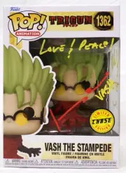 Funko Pop! Animation Trigun 1362 Vash the Stampede Chase Signed JSA COA