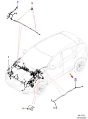 JAGUAR E-PACE X540 Link Lead J9C22617 NEW GENUINE