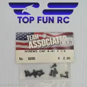 Team Associated 6285 Screw Caps 4-40 X 1/4 For SC10 1/10 Scale