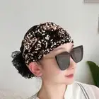 Shiny Turban Hats Sequins Hair Cover Cap Fashion Beanie Hat Women