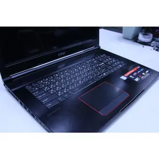 冠錡電腦 微星 17.5吋 電競遊戲筆電 I7-8750H 16GD4 雙硬碟 GTX1060 6G RGB鍵盤