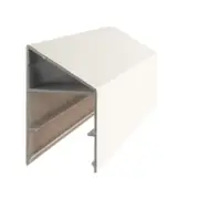 DECO 80 x 50mm Surf Mist DecoBatten QuickClick Angle Cover