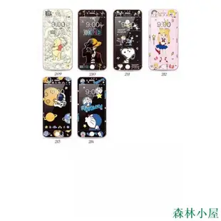 MIKI精品適用於蘋果iPhone8 Plus軟邊 玻璃貼i6不碎邊 可愛 卡通i7+ 4.7 5.5滿版 全屏6sp手機膜S