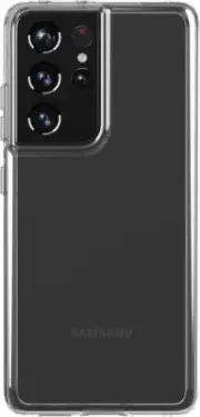 tech21 EvoClear for Samsung S21 Ultra 5G - Germ Fighting Antimicrobial Phone Cas