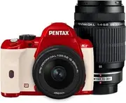 PENTAX DSLR Camera K-r W Zoom Kit Red/White 069 K-rWZK RD/WH069