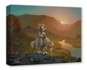 Goofy Horse Walt Disney Fine Art Rob Kaz Lt Ed TOC Canvas Print On the Range