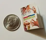 Miniature book GirlScouts Handbook Action Figure Barbie 1/12 Scale Hands