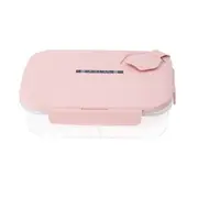2Pcs Japanese Tableware Thermal Lunch Box Plastic Square Seal Food Refrigerator Storage Box Student Office Worker Lunch