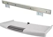 Vaguelly 1Set Large Keyboard Tray Under Desk Pull Out Keyboard Drawer with Sliders Ergonomic Design for Comfortable Typing and Space Saving Durable and Long Lasting