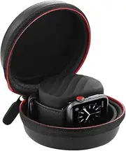 Simpeak Storage Box Portable Charging Case Compatible with Apple Watch, Black Holder Dock Portable Charging Case Station Dock Charger Cases Replacement for Apple Watch