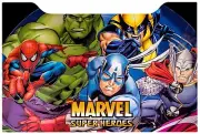 Marvel Super Heroes Arcade 1up Cabinet Riser Graphic Decal Sticker