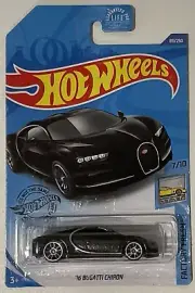 HOT WHEELS 2016 BUGATTI CHIRON BLACK