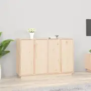 NNEVL Sideboard 120x35x80 cm Solid Wood Pine