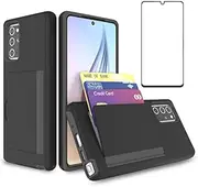 Asuwish Phone Case for Samsung Galaxy Note 20 Ultra Glaxay Note20 Plus 5G with Screen Protector Cover and Card Holder Stand Hybrid Cell Gaxaly Notes 20Ultra Note20+ U + 20+ Twenty Not S20 Women Black