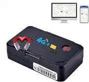 (Includes(Valued AU$92.0) 1 Year of SIM Card Usage) 4G,Magnet,GPS Tracker for Vehicle Car Dog Motorcycle Truck, Loved Ones Asset, Free APP for iOS Andriod,Anti-Theft Alarm Tracking Device,SOS