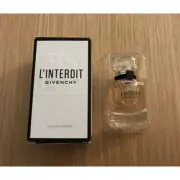 Givenchy L'INTERDIT EDP 10ml/0.3oz Miniature BNIB eau de parfum Mini
