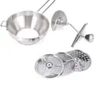 Food Mill Manual, Manual Jams Masher Practical Secure Stainless Steel WH2