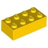在飛比找蝦皮購物優惠-LEGO 樂高 黃色 Brick 2x4 基本顆粒 基本磚 