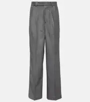 [Jacques Wei] Jacques Wei Wool-blend twill straight pants AU 12 grey