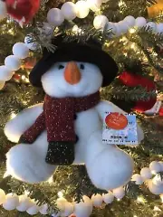 Aurora Snowman Plush Musical Christmas Melodies Jingle Bells