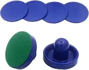 8Pcs Portable Air Hockey Game Kit with 4x64mm Pucks Waterproof Lightweight Table for Ade Parties