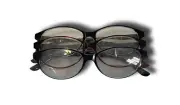 Lot Of 3 FGX VRL2101 Black/Blue/Wine Reading Glasses +1.25 NEW!!