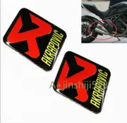 2pcs Akrapovic Motorcycle Exhaust Pipe Sticker Heat-resistant Scorpio Decal