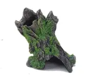 Aquatopia Tree Stump Falling With Moss Ornament (AQT62661)