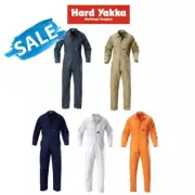 SALE Hard Yakka Coverall Cotton Drill Overall Work Safe Tough Phone Stud Y00010
